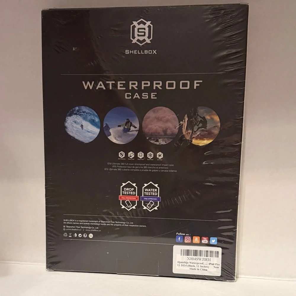 Shellbox IP68 Waterproof Case for iPad Pro 11 - 2024